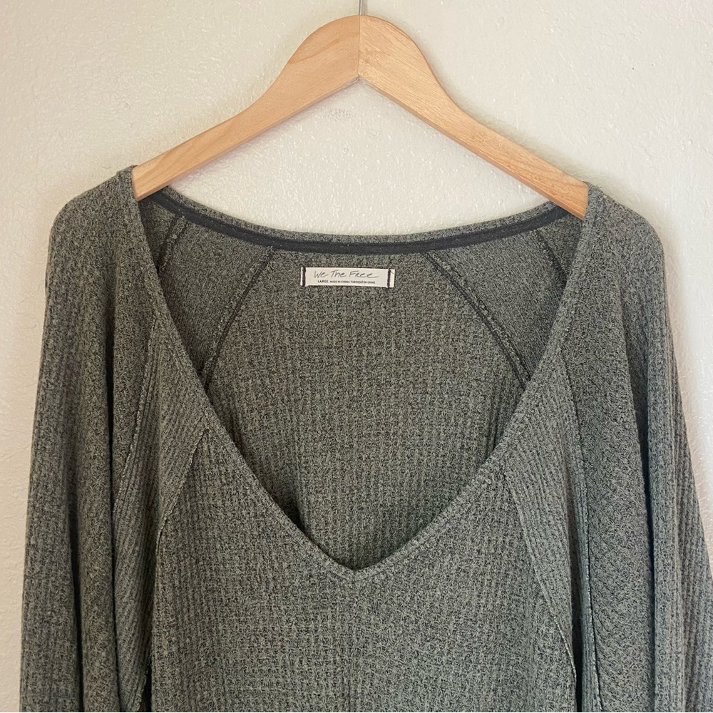 Free People Long Sleeve Top L